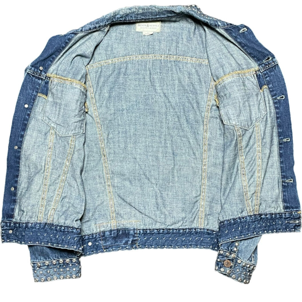 DENIM&SUPPLY RALPH LAUREN スタッズ加工デニムジャケット DENIM&SUPPLY RALPH LAUREN スタッズ加工デニムジャケット