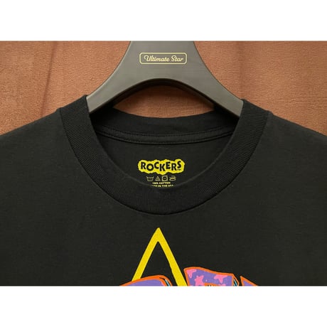 MADE IN USA製 ROCKERS NYC プリントTシャツ ブラック Mサイズ