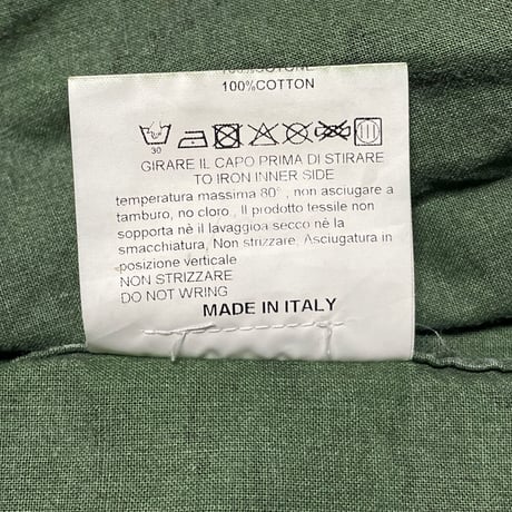 【TOMORROWLAND 取り扱い】 MADE IN ITALY製 GOLDEN GOOSE DELUXE BRAND 長袖迷彩柄シャツ 迷彩 XXSサイズ