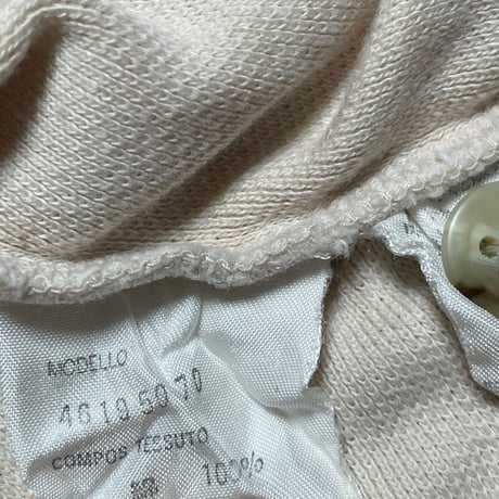 MADE IN JAPAN製 EMPORIO ARMANI 半袖鹿の子ポロシャツ ベージュ Lサイズ