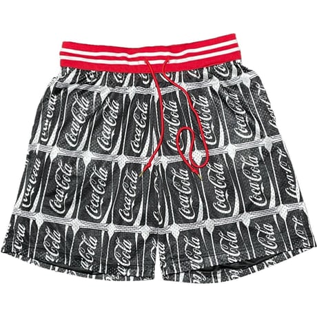 JOYRICH × Coca-Cola Wネームジャージハーフパンツ ブラック Mサイズ