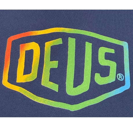 Deus Ex Machina 半袖ロゴTシャツ ネイビー Sサイズ
