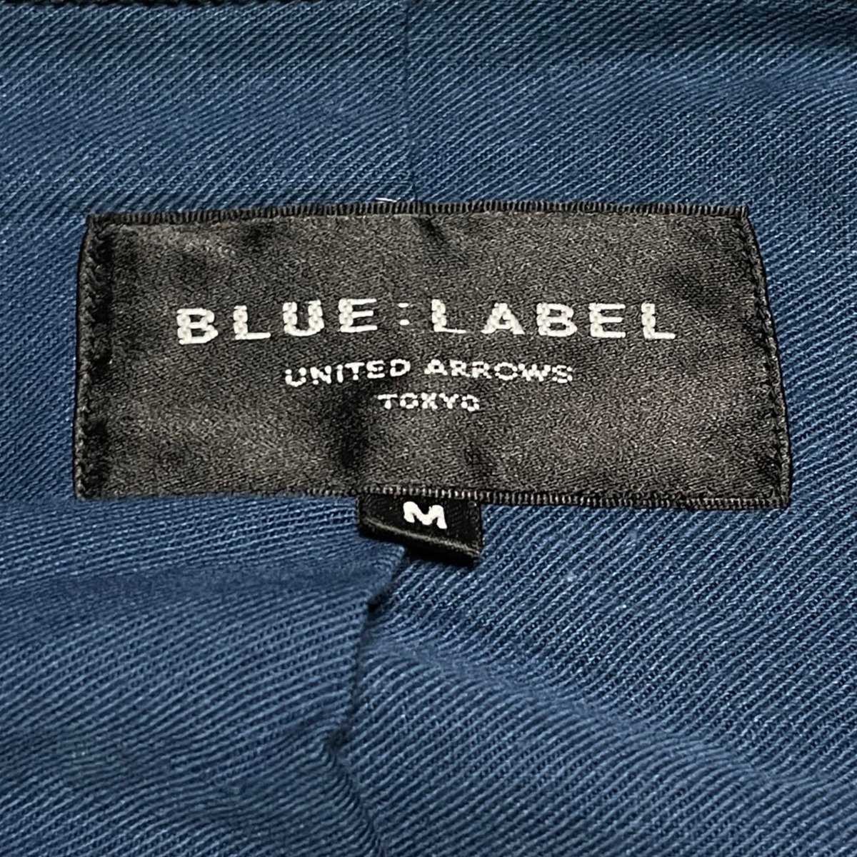 UNITED ARROWS BLUE LABEL コーデュロイライダースジャケット ネイビー