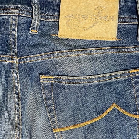 MADE IN ITALY製 JACOB COHEN J688 COMFORT ストレッチデニムパンツ ライトインディゴ W31サイズ