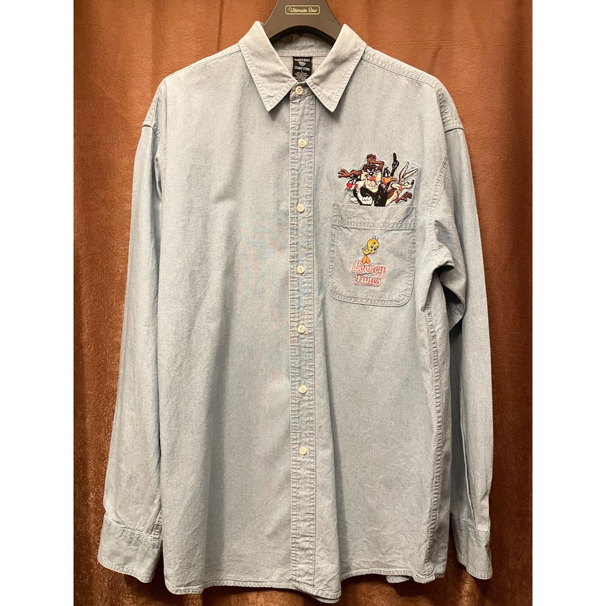 Greg Lauren アフリカンインディゴストライプ　スタジオシャツ WMPOSHTNDO20917400_11