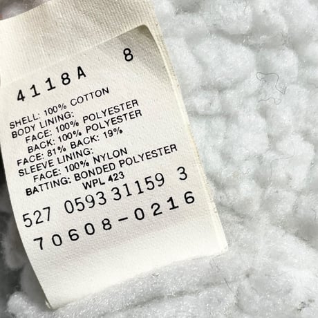 MADE IN USA製 LEVI'S デニムボアジャケット 70608-0216 インディゴ 42サイズ