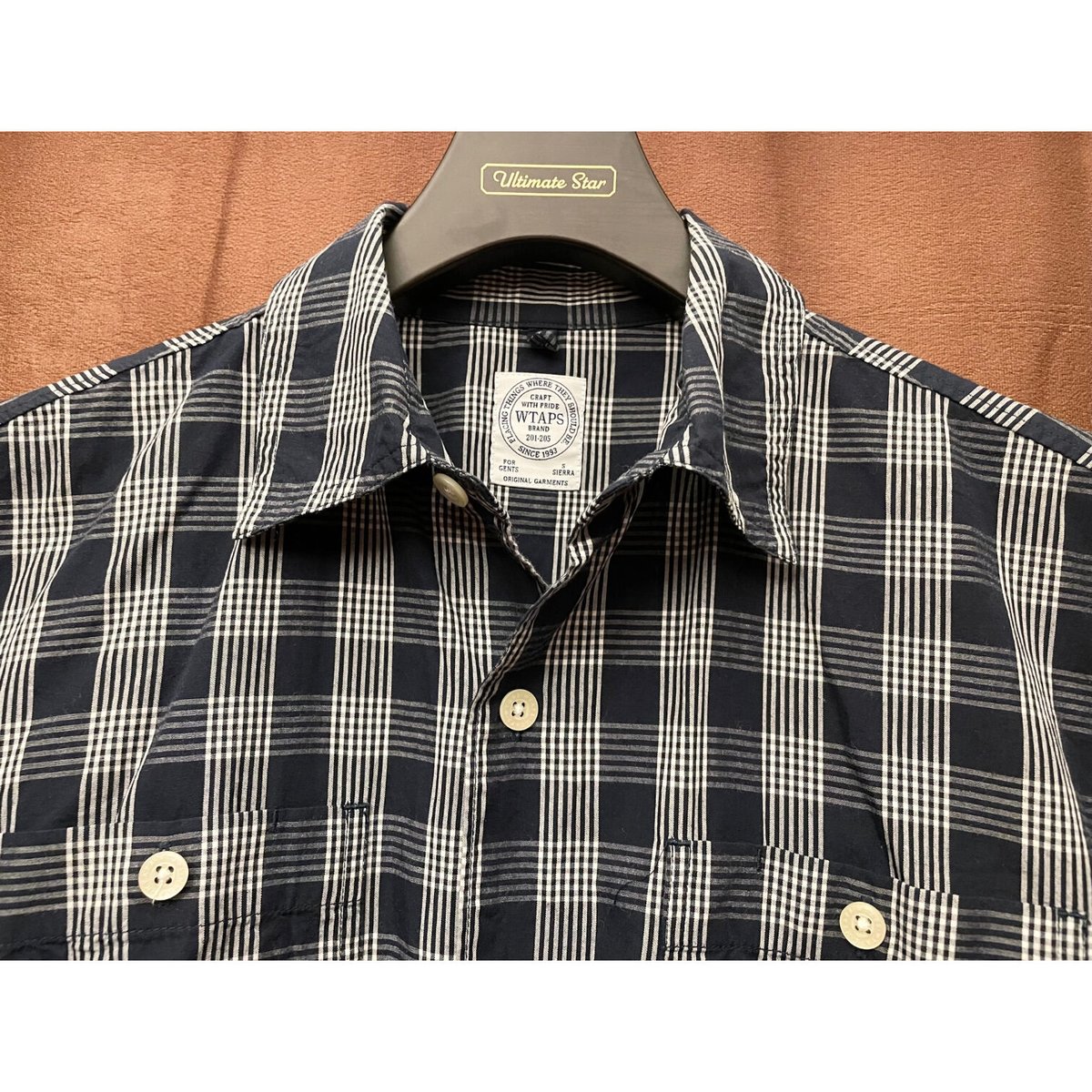 MADE IN JAPAN製 WTAPS 2016SSモデル 半袖チェックシャツ MADE IN JAPAN製 WTAPS 2016SSモデル 半袖チェックシャツ