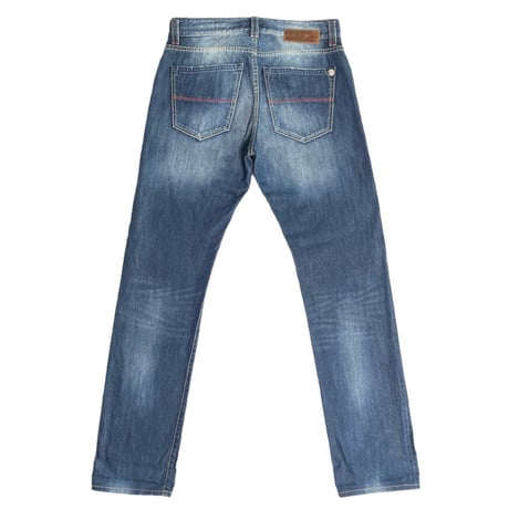 MADE IN ITALY製 Tramarossa MICHELANGELO 赤耳セルビッチデニムパンツ インディゴ W30サイズ