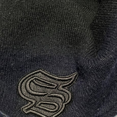 レア MADE IN JAPAN製 SWAGGER 初期モデル 3D刺繍ワッペン付きアクリルウールニット帽 ダークネイビー Fサイズ