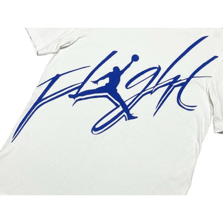AIR JORDAN ジャンプマンロゴ フライト半袖Tシャツ ホワイト Ｓサイズ
