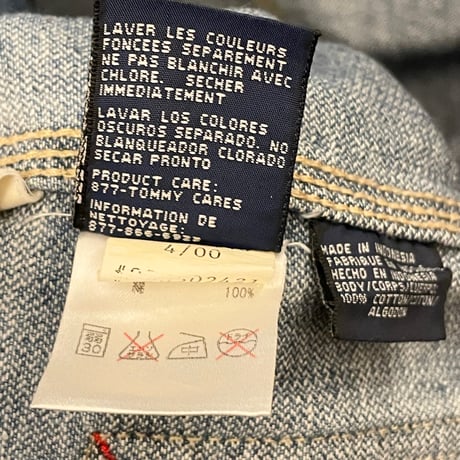 TOMMY JEANS デニムコート インディゴ Sサイズ