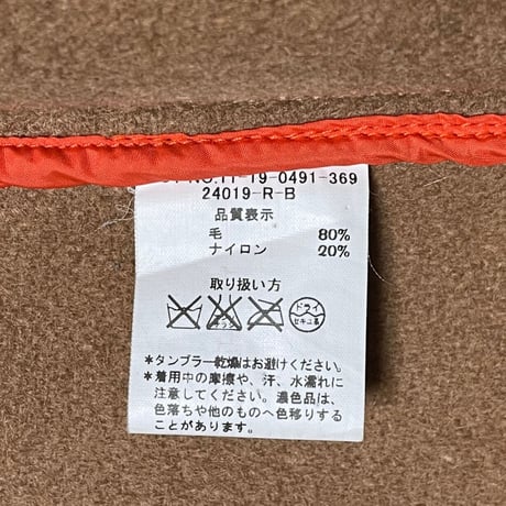 ▲訳あり商品▲ FIDELITY for BEAMS ショートダッフルコート ベージュ Sサイズ アメリカ製