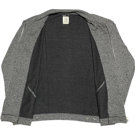 MADE IN FRANCE製 agnès b. homme スウェットフルジップジャケット 杢グレー 2/Mサイズ