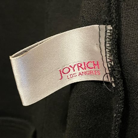 JOYRICH フルジップスウェットジャケット ブラック Sサイズ