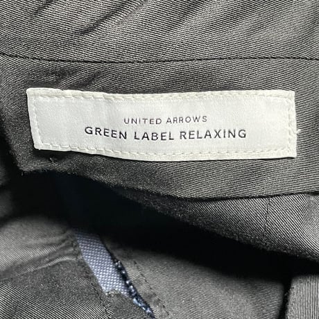 GREEN LABEL RELAXING STRONA生地 ウールスーツ ネイビー 44サイズ
