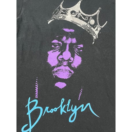 Brooklyn Mint Notorious B.I.G. 肖像画Tシャツ ブラック Sサイズ