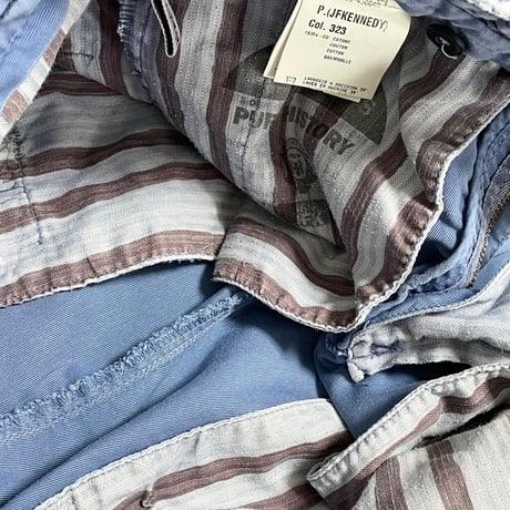 MADE IN BULGARIA製 MASON'S ウォッシュ加工スラックス ネイビー 44サイズ
