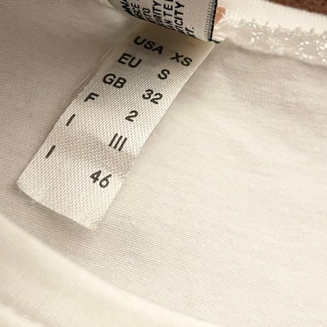 MADE IN ITALY製 John Galliano UNDERWEAR クルーネックTシャツ ホワイト Sサイズ