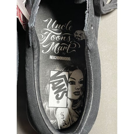 ☆タグ付き新古品☆ 箱付き NEIGHBORHOOD × MR.CARTOON × VANS OLD SKOOL 36 Dx トリプルネームスニーカー ブラック US9.5/27.5cm
