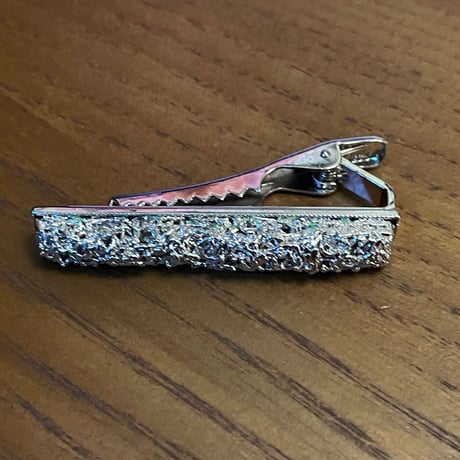 ネクタイピン付きカフスボタンセット シルバー