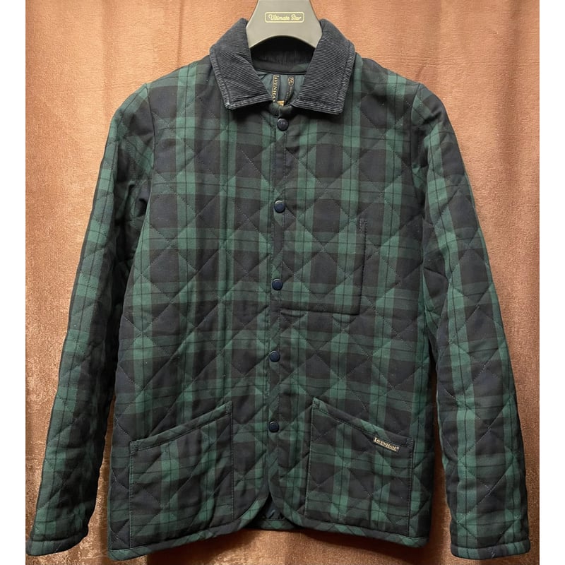 MADE IN ENGLAND製 LAVENHAM チェック柄キルティングジャケット