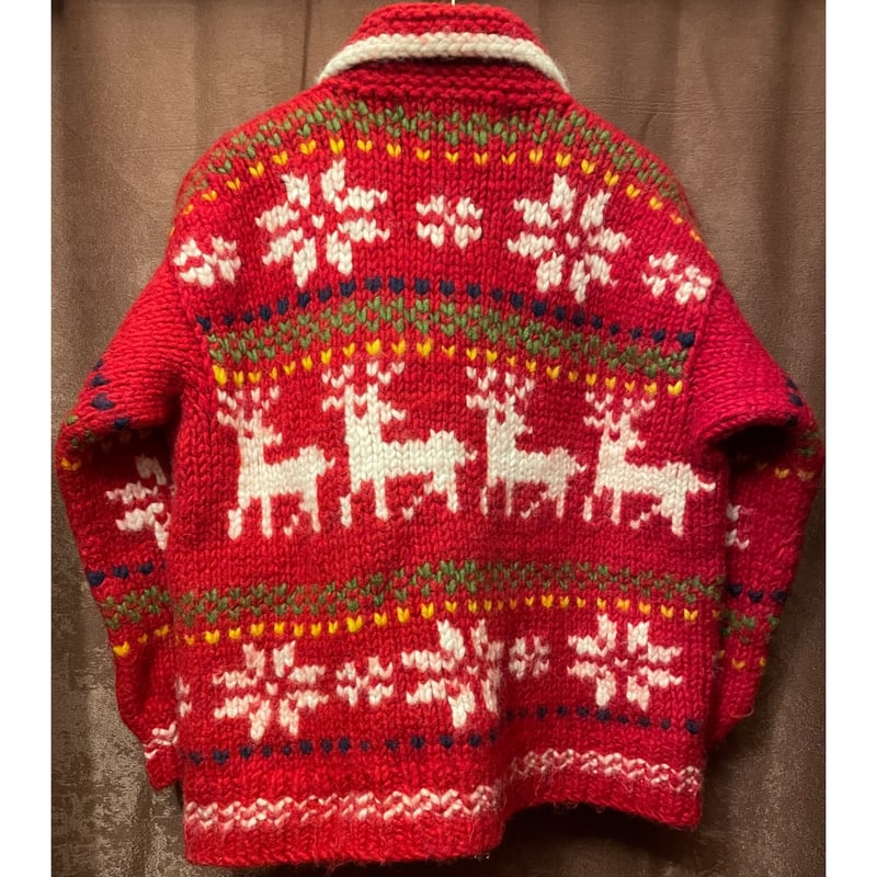 MADE IN CANADA製 NATIVE SWEATER SCENE カウチンセーター レ MADE IN CANADA製 NATIVE SWEATER SCENE カウチンセーター レ