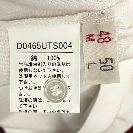 MADE IN JAPAN製 Papas ヘンリーネックTシャツ ホワイト M/48サイズ