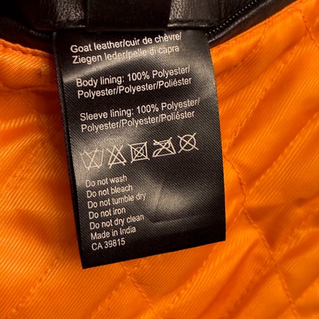 Nudie Jeans Goat Leather 本革 ヤギ革 ゴートレザージャケット ブラック Sサイズ