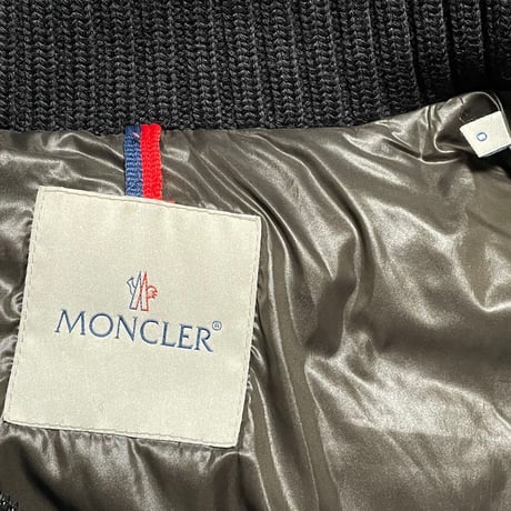 タグ付き MADE IN BULGARIA製 MONCLER FLORIAN ウールダウンジャケット グレー 0サイズ