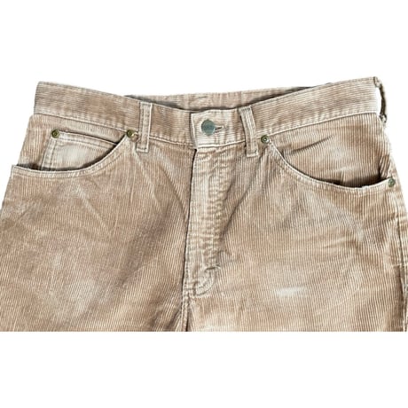 希少 MADE IN USA製 80s L.L.Bean FREEPORT, MAINEタグ 42TALONジッパー コーデュロイパンツ ベージュ W32-L32サイズ
