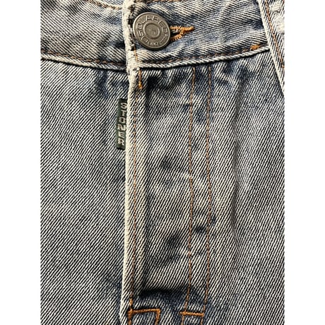 MADE IN ITALY製 DSQUARED2 ダメージ加工デニムパンツ ライトインディゴ 46サイズ