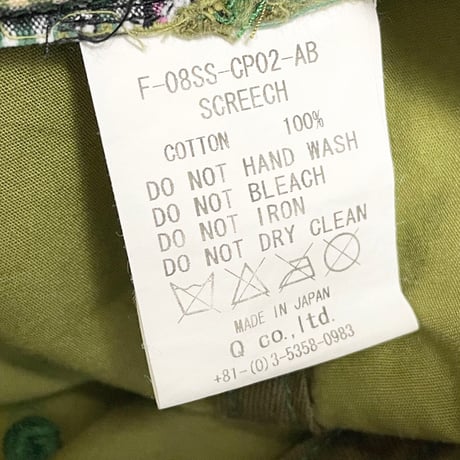 MADE IN JAPAN製 FAT チェック柄キャップ マルチカラー Fサイズ