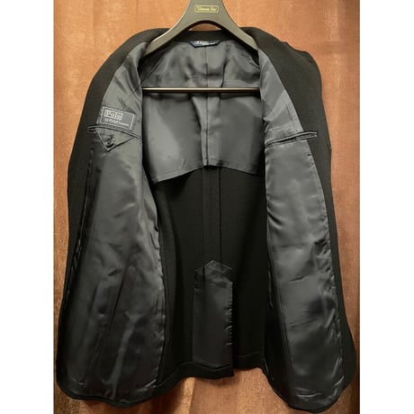 MADE IN JAPAN製 Polo by Ralph Lauren ウールテーラードジャケット ブラック A7サイズ