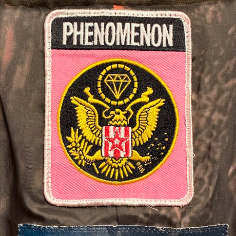 激レア 美品 MADE IN JAPAN製 PHENOMENON 2006年モデル リアルツリーカモ柄 アシンメトリーデザイン M-65 フィールドジャケット 隠しフード付き カーキ Lサイズ