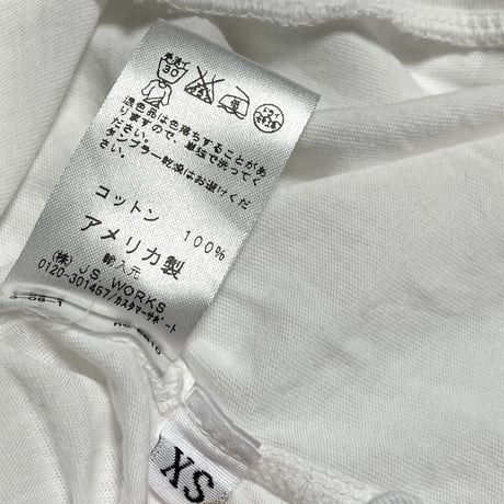 【JOURNAL STANDARD取り扱い】MADE IN USA製 SAVE KHAKI UNITED ヘンリーネックTシャツ ホワイト XSサイズ