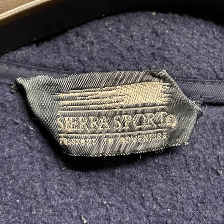 SIERRA SPORT インナーフリースジャケット脱着式 ナイロンマウンテンジャケット ダークグリーン×パープル Mサイズ
