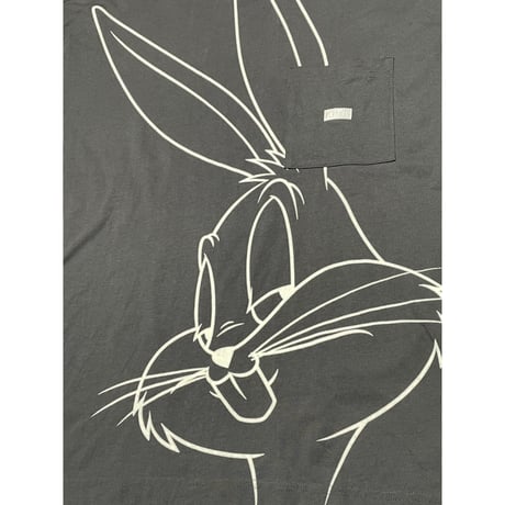 【ベイクルーズ取り扱い】タグ付き KITH × LOONEY TUNES BUGS BUNNY コラボレーション長袖Tシャツ シャーク Mサイズ