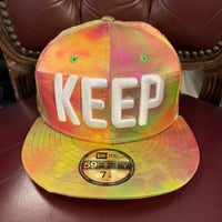 NEW ERA 59FIFTY タイダイ染め ベースボールキャップ マルチカラー 7-1/8 56.8cm
