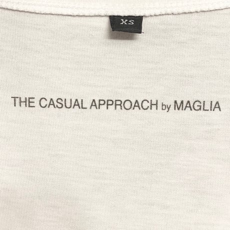 レア MADE IN ITALY製 MAGLIA 「2020 TOKYO OLYMPIC」 VネックプリントTシャツ ホワイト XSサイズ