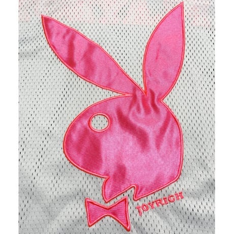 JOYRICH × PLAYBOY 半袖フットボールジャージー ホワイト Lサイズ