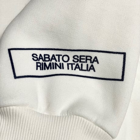★新品★ MADE IN ITALY製 MAGLIA 2025年AWモデル S-2814N 「MAGLIA」 プリント入り 裏起毛 スムースプルオーバーパーカー オフホワイト M～XLサイズ