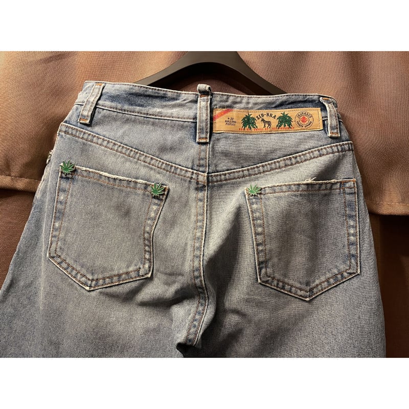 MADE IN ITALY製 DSQUARED2 ダメージ加工デニムパンツ ライト 