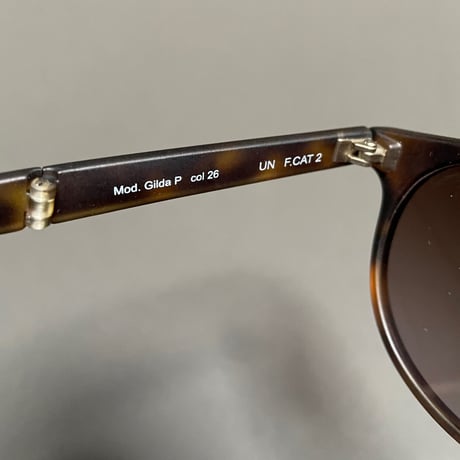 ★新品★ MADE IN ITALY製 SARAGHINA GILDA P 26-UN 折りたたみタイプサングラス ダークブラウンべっ甲柄 ブラウンレンズ