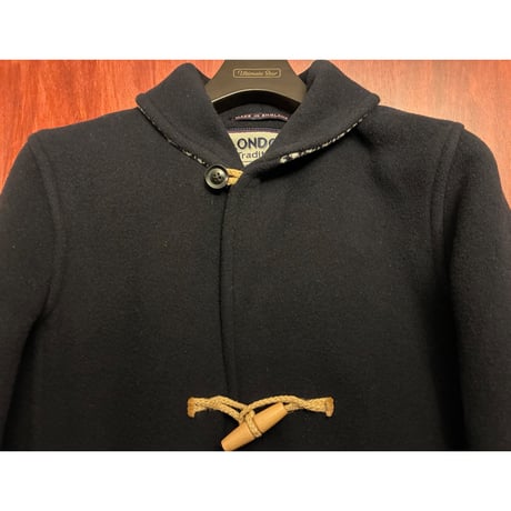 MADE IN ENGLAND製 The DUFFER of ST.GEORGE × LONDON Tradition ショートダッフルコート ネイビー Mサイズ
