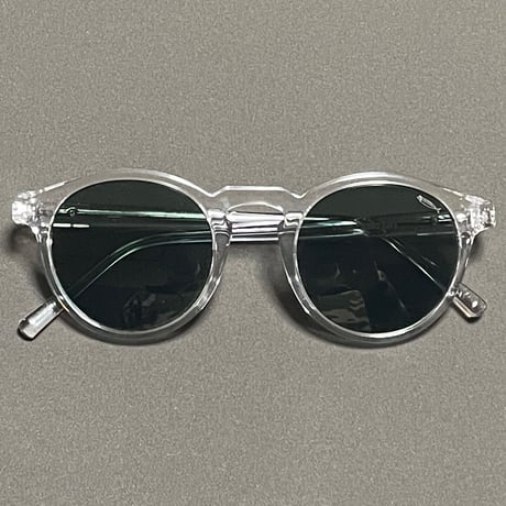展示品渡し ★新品★ MADE IN ITALY製 SARAGHINA SVEVA 13-LGE2 サングラス クリア ブラックレンズ