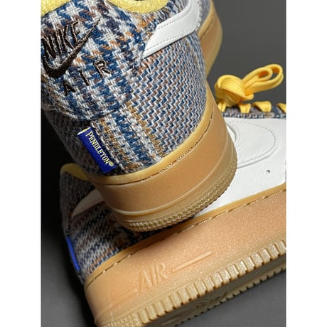 箱、黒タグ付き新古品 NIKE BY YOU NIKE AIR FORCE 1 PENDLETON ローカットスニーカー マルチカラー US9.5/27.5cm