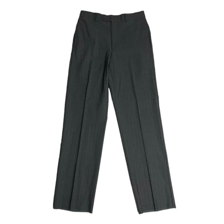 BROOKS BROTHERS 346 ストライプ柄ストレッチウールスーツ チャコールグレー 37S/W31-L31サイズ