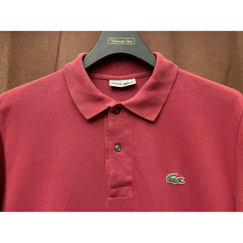 MADE IN FRANCE製 80s CHEMISE LACOSTE 半袖鹿の子ポロシャツ MADE IN FRANCE製 80s CHEMISE LACOSTE 半袖鹿の子ポロシャツ