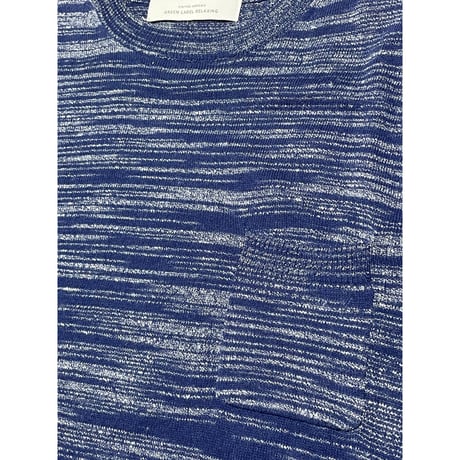 UNITED ARROWS GREEN LABEL RELAXING 半袖ニットシャツ ネイビー Sサイズ