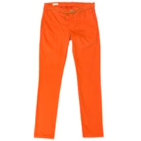 MADE IN PORTUGAL製 HOMECORE カラースラックス オレンジ W28サイズ